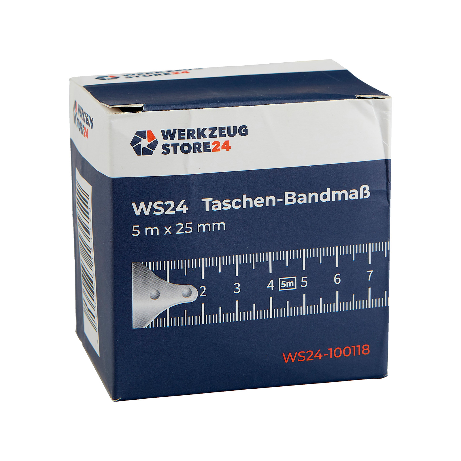 WS24 Taschen-Bandmaß 5 m x 25 mm - WS24-100118