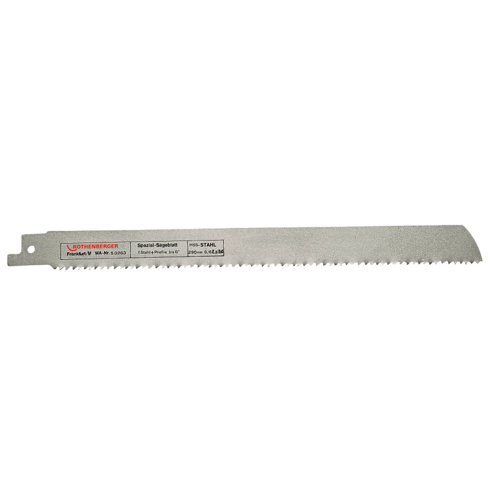 ROTHENBERGER Spezial-Rohrsägeblatt, 290x25x1,6  - 50263
