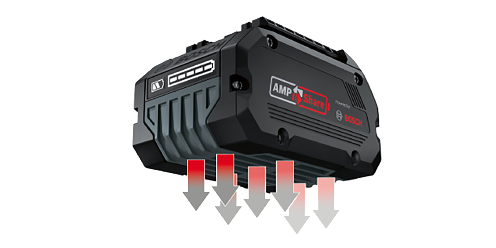 Bosch ProCORE18V Akku mit Wärmeableitung