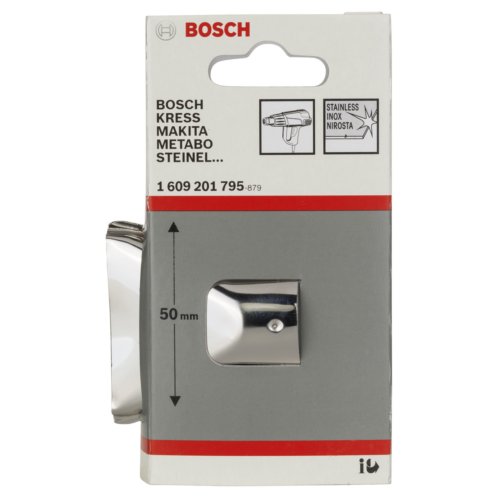 Bosch Flächendüsen, Düse für Bosch-Heißluftgebläse, 50 mm, 33,5 mm - 1609201795