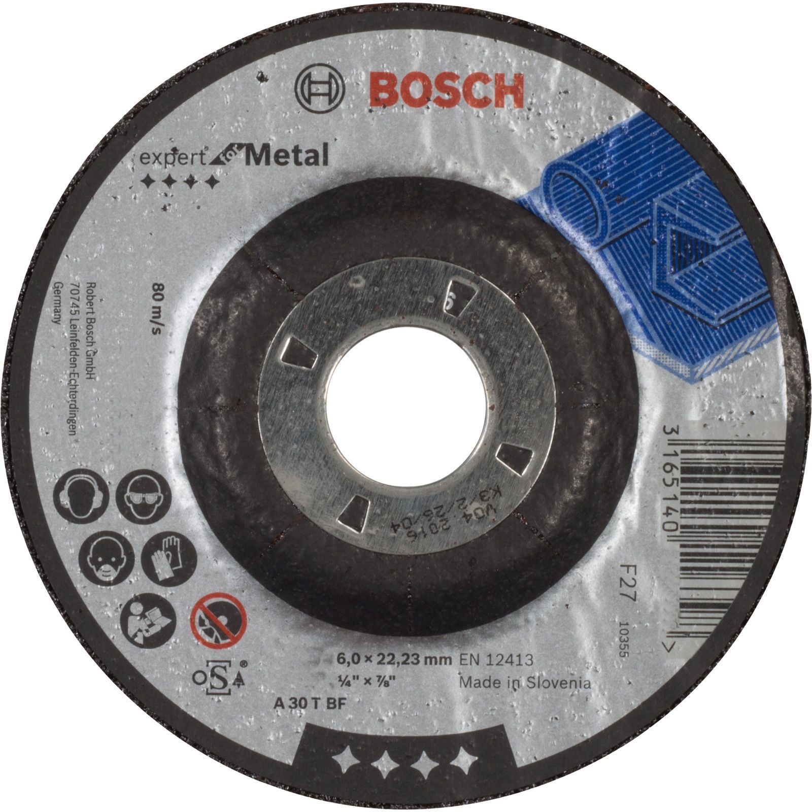 Bosch Schruppscheibe gekröpft Expert for Metal A 30 T BF 125 mm 6 mm - 2608600223