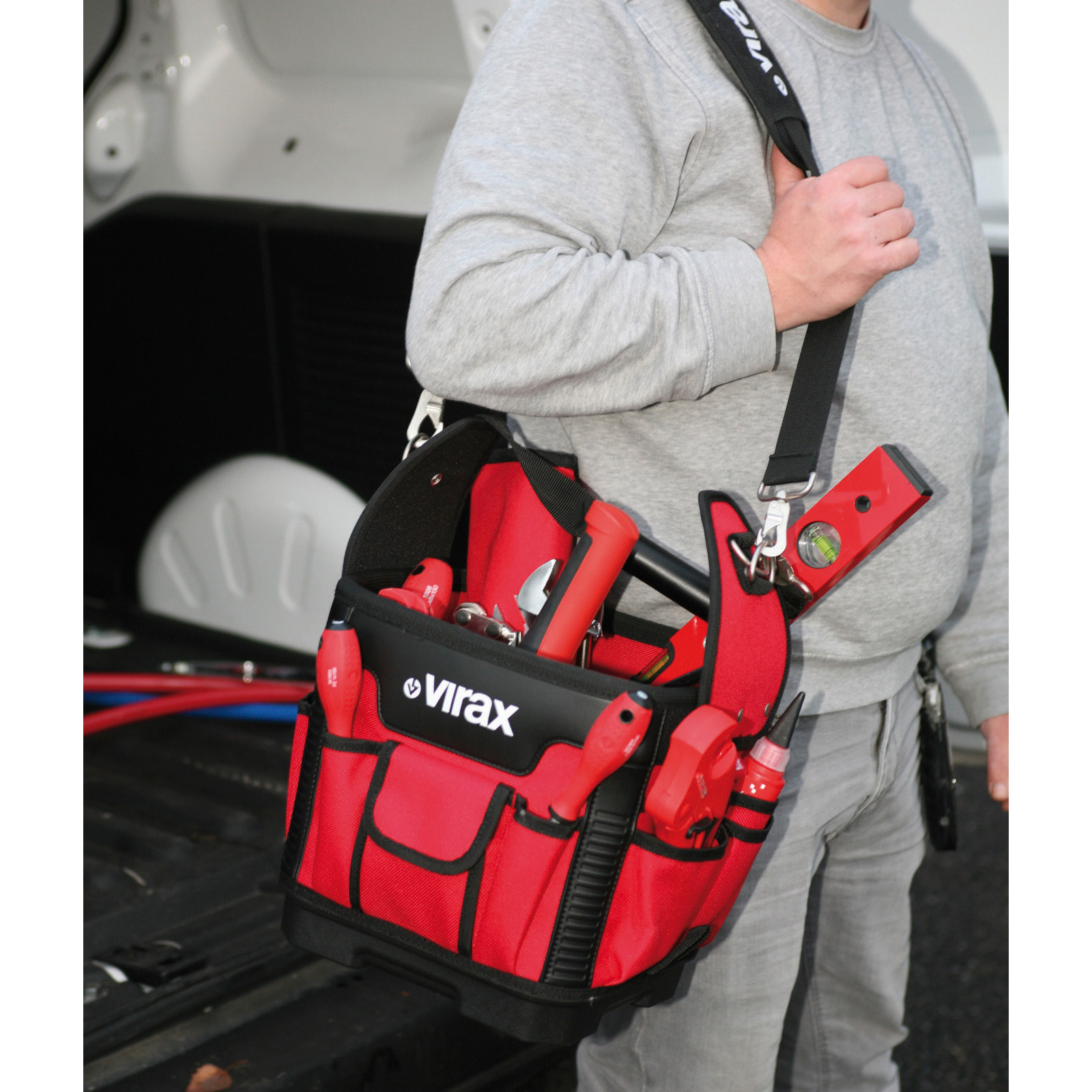 VIRAX Werkzeugtasche mit Werkzeughalter - 382655