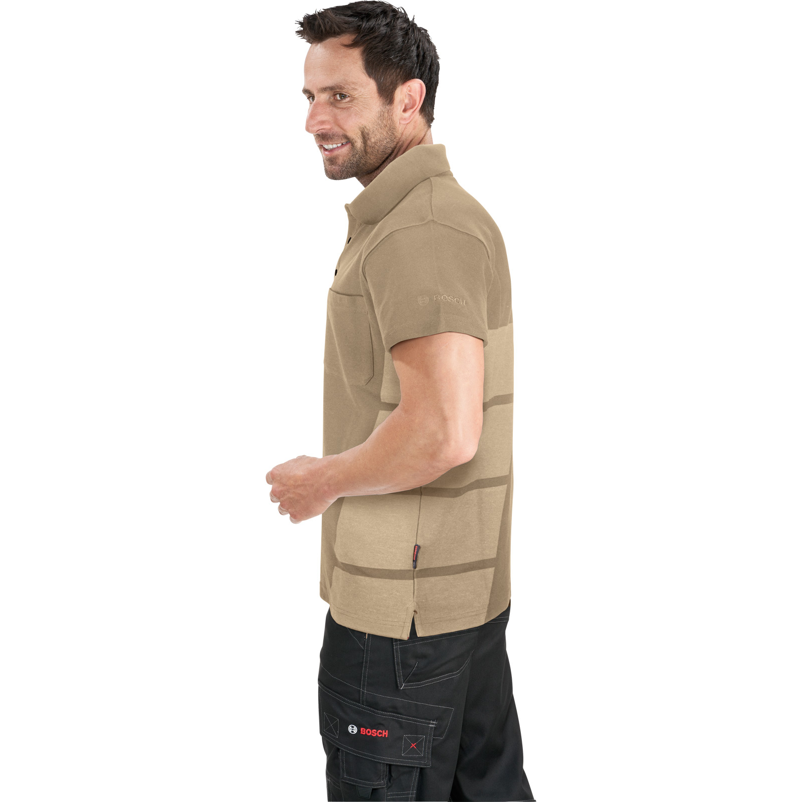 Bosch Poloshirt - Beige WPSI 05 Gr. M - 061880003L