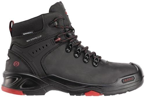 BAAK Sicherheitsstiefel Bailey Größe 45 schwarz / rot - 6645-45