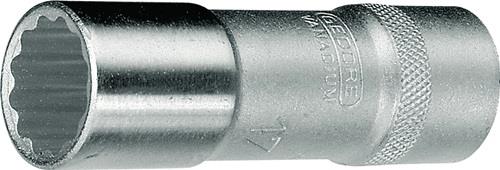 Gedore Steckschlüsseleinsatz D 19 L 1/2″ 12-kant SW 17 mm - 6140330
