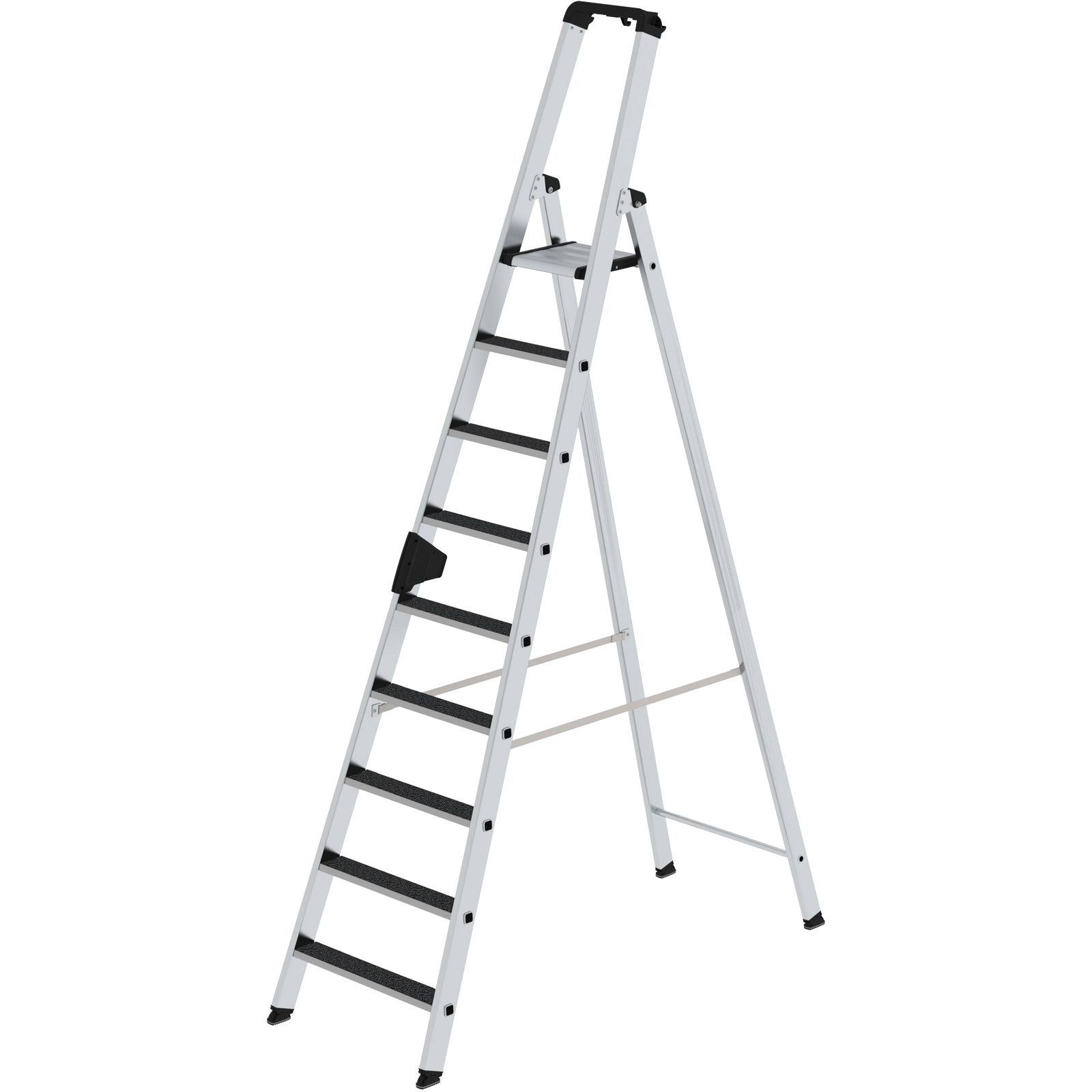 Günzburger Steigtechnik Stufen-Stehleiter einseitig begehbar mit clip-step R13 9 Stufen - 041629