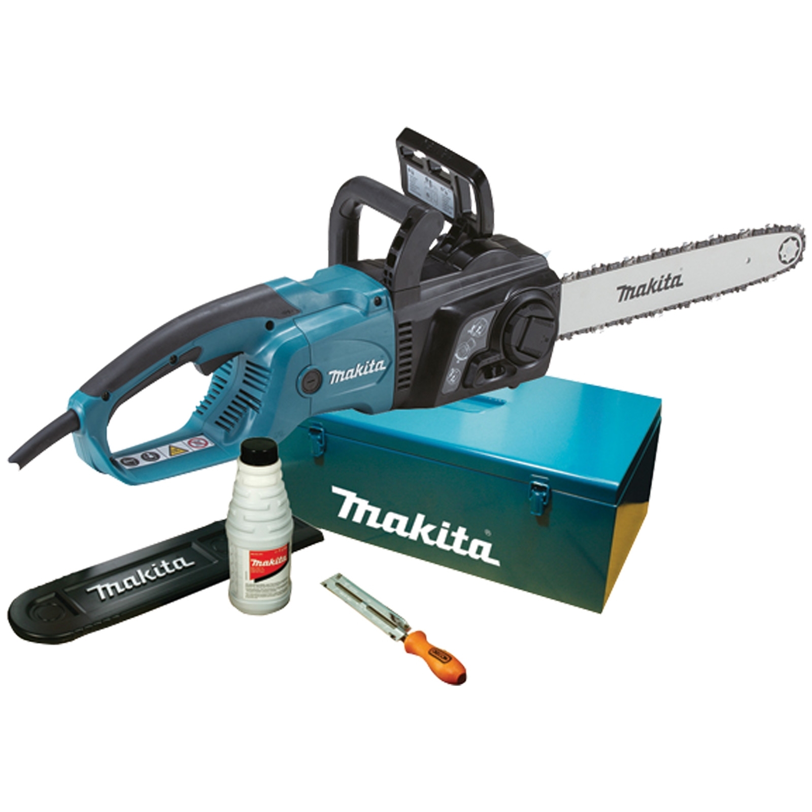 Makita UC3551AK Elektro-Kettensäge 35 cm, 2.000 W inkl. Zubehör im Koffer