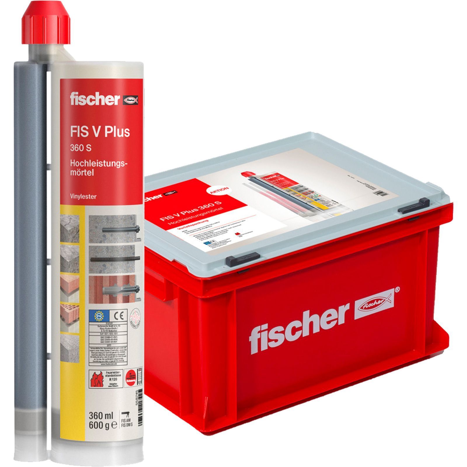 Fischer 20x Hochleistungsmörtel FIS V Plus 360 S HWK - 560030