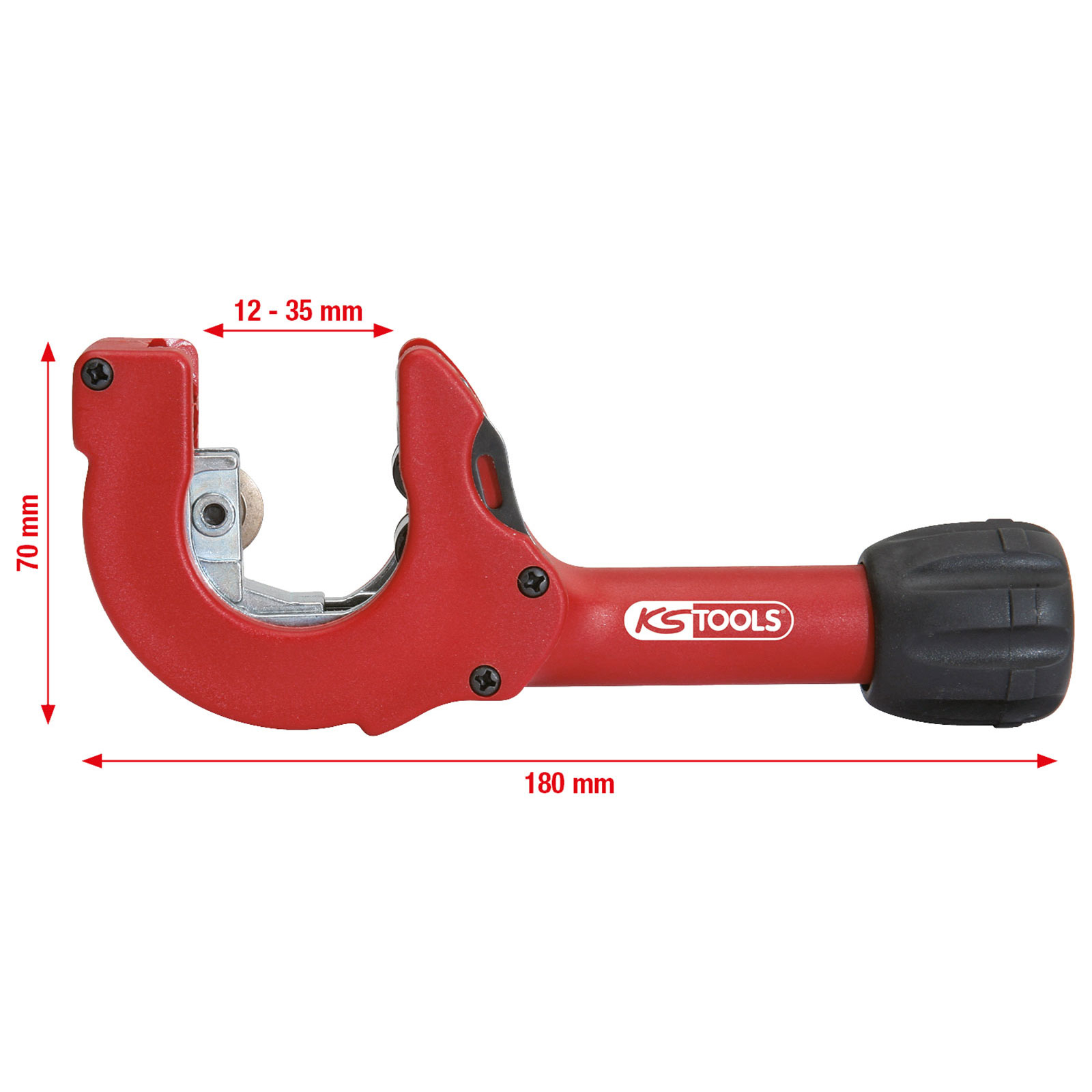 KS TOOLS Ratschen-Rohrabschneider 12 - 35 mm - 104.5060