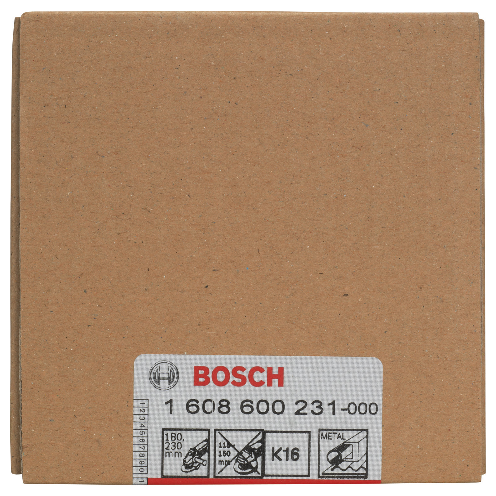 Bosch Schleiftopf, konisch-Metall/Guss 90 mm, 110 mm, 55 mm, 16 -1608600231