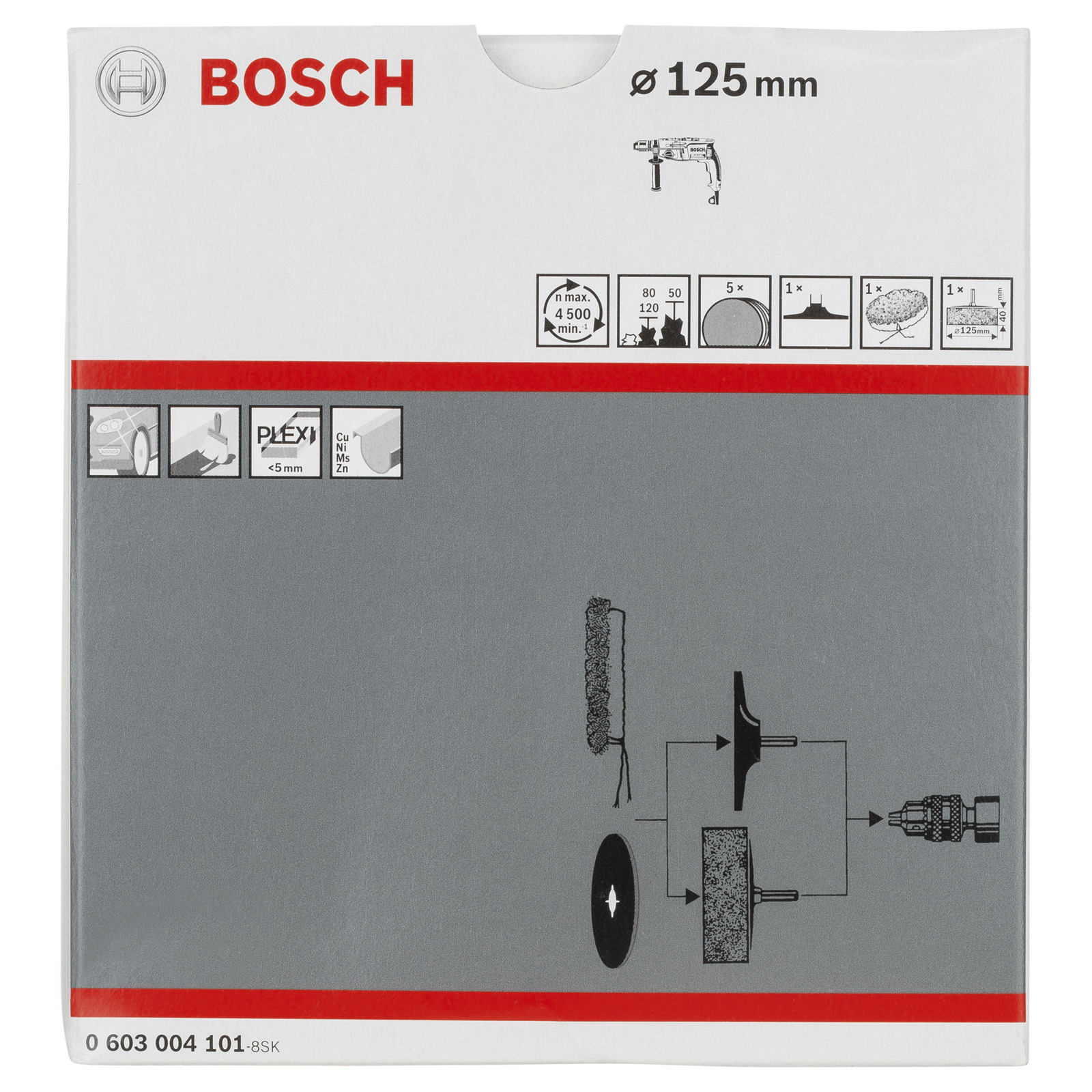 Bosch Polier-Set S 24 8tlg. für Bohrmaschinen - 0603004101