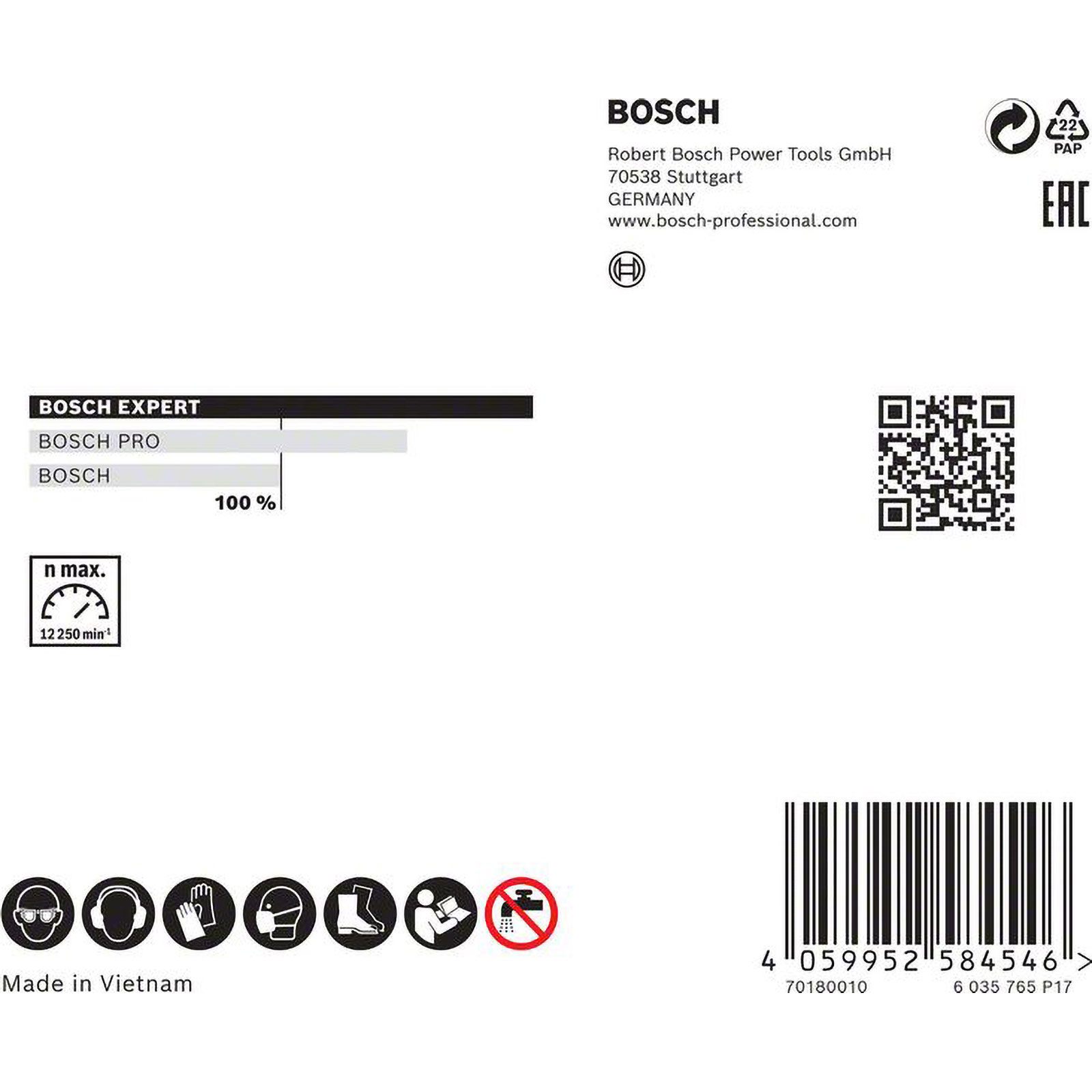 Bosch EXPERT Diamond Pipe Cut Wheel X-LOCK - 2608901391