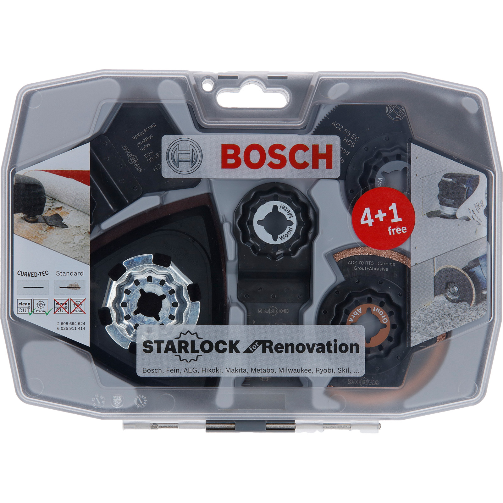 Bosch Starlock-Set für Renovierungsarbeiten 8tlg. - 2608664624