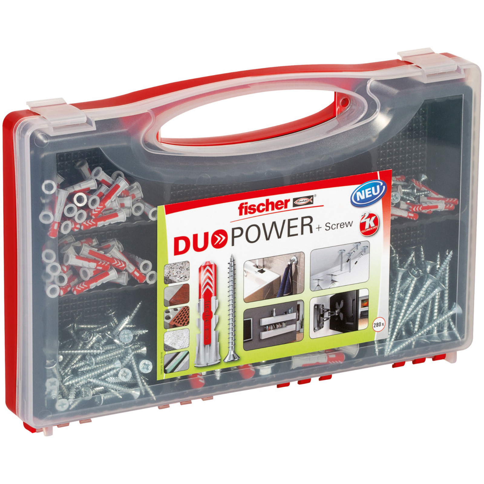 Fischer redbox DuoPower + Schrauben - 536091