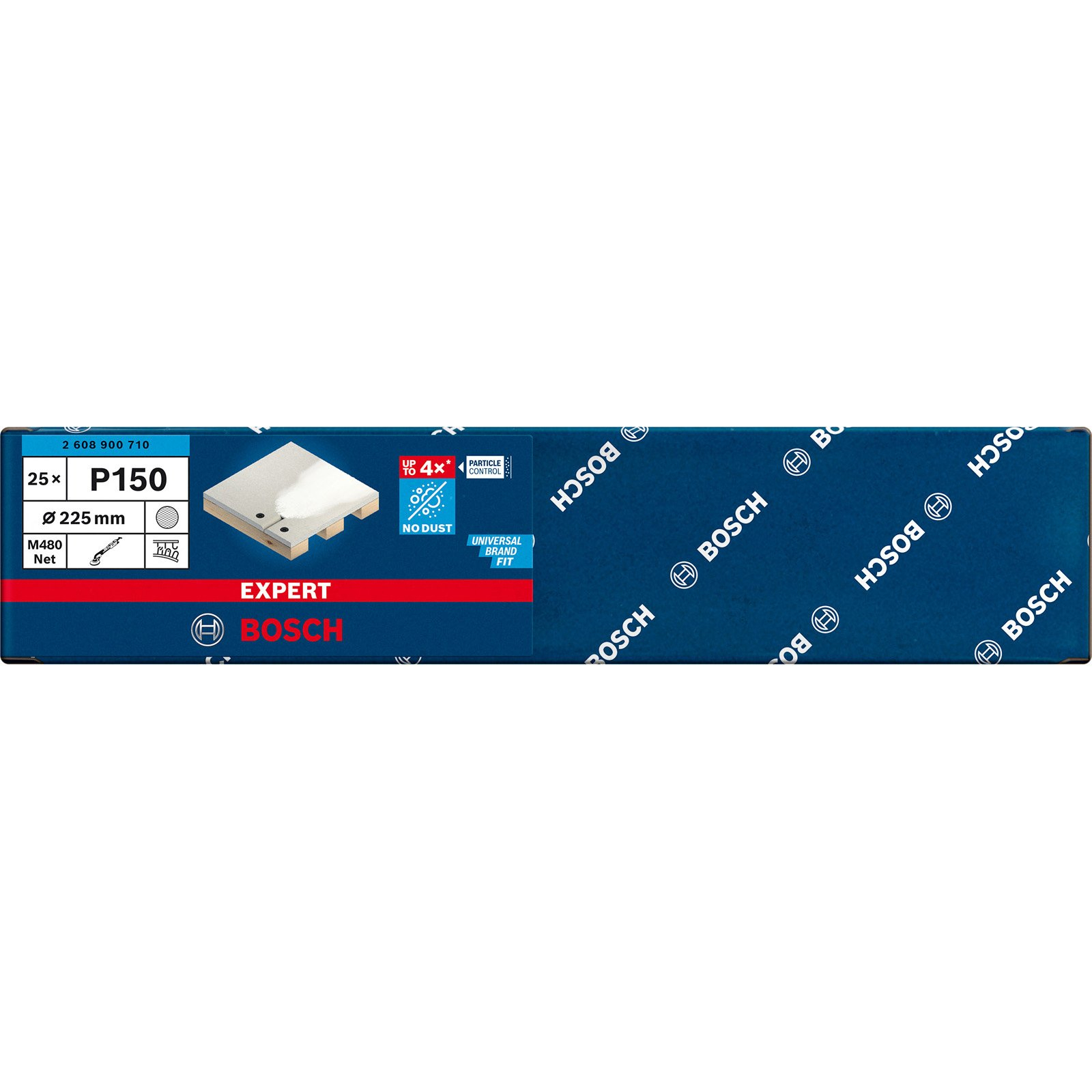 Bosch 25x Expert M480 Schleifnetz für Trockenbauschleifer 225 mm G 150 - 2608900710