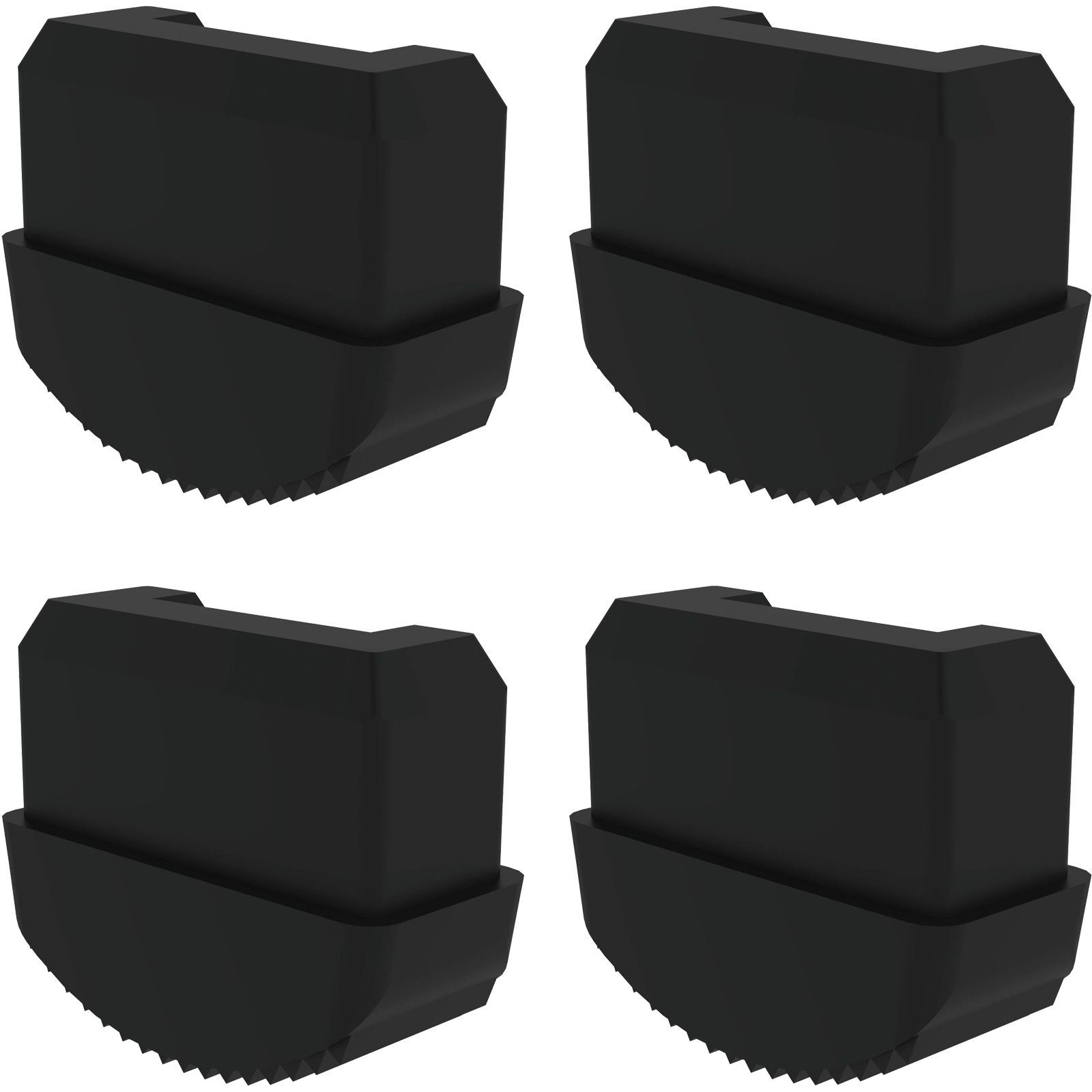 Günzburger Steigtechnik 4x Innenschuh für Podesttreppe für Holmmaß 57 x 25 mm elektrisch ableitfähig - 019247