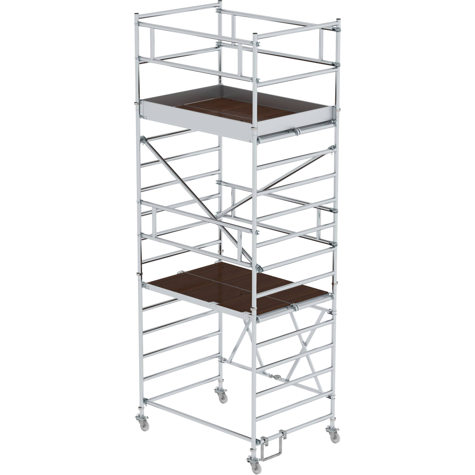 Günzburger Steigtechnik Klappgerüst 1,35 x 1,8 m Plattformhöhe 3,8 m - 115239