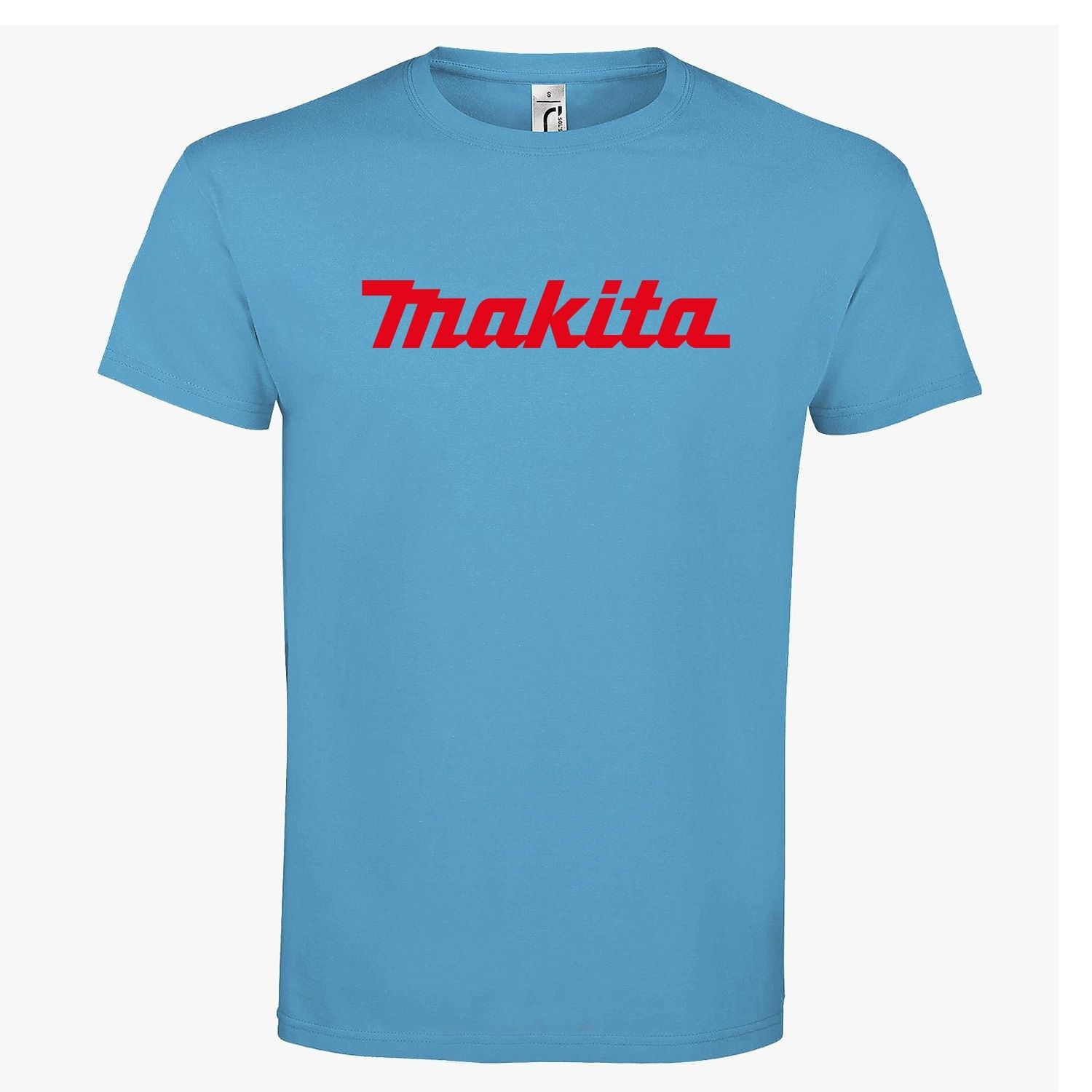 Makita T-Shirt Aqua mit Motiv Logo Groß rot