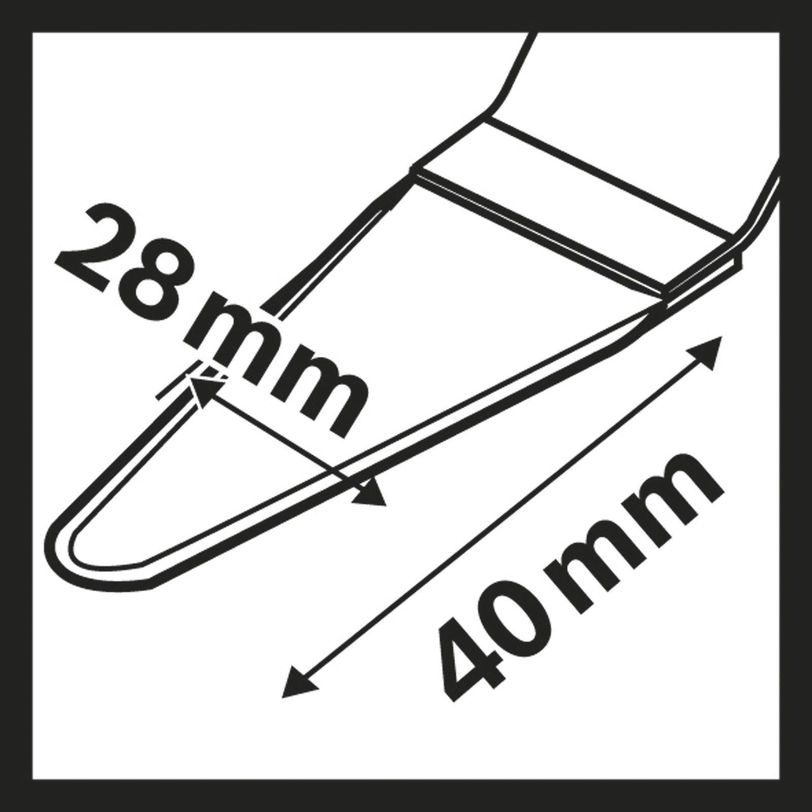 Bosch 10x HCS Universalfugenschneider AIZ 28 SC 40 x 28 mm - 2608664489