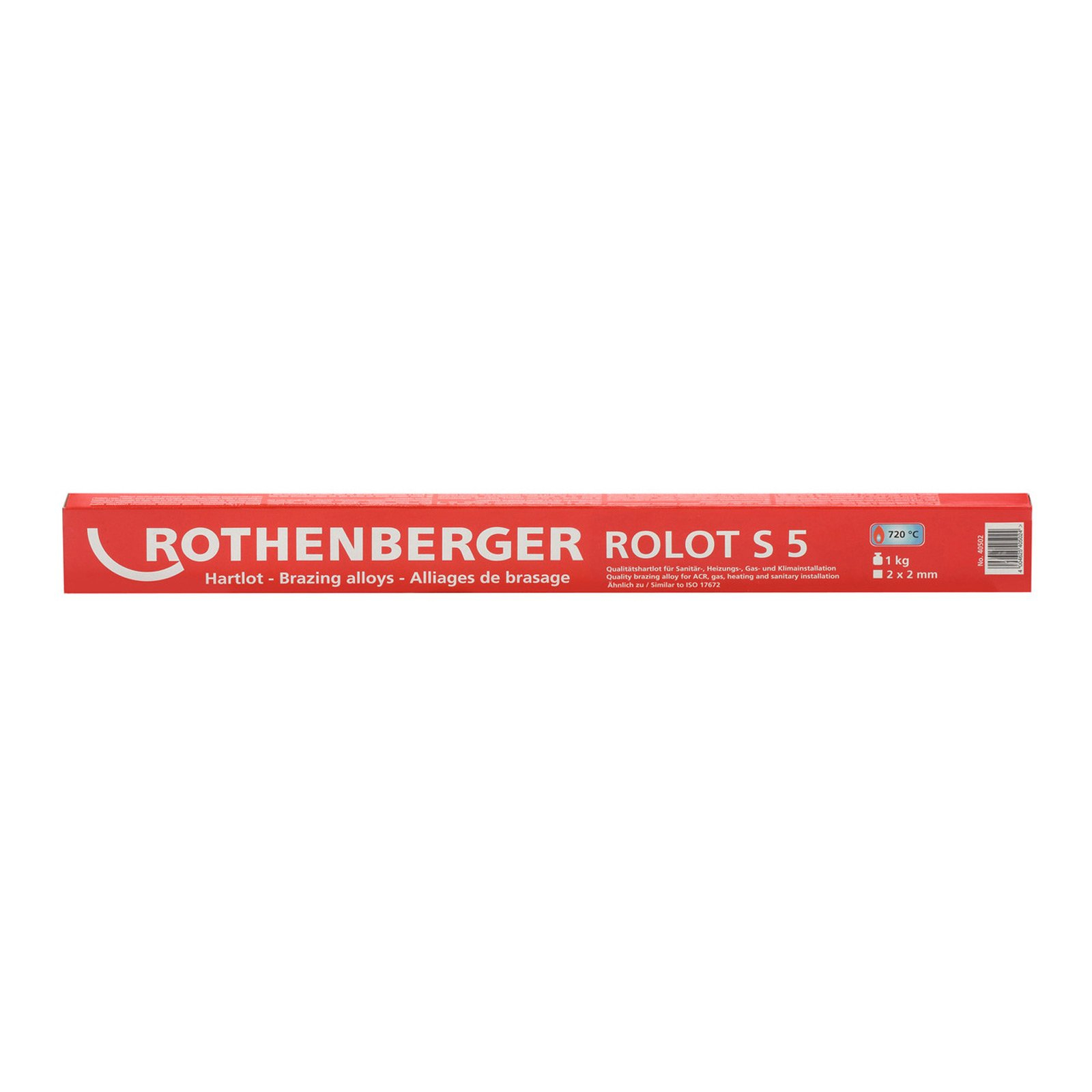 ROTHENBERGER ROLOT S5, ähnlich ISO 17672, 2x2x500mm, 1kg - 40502