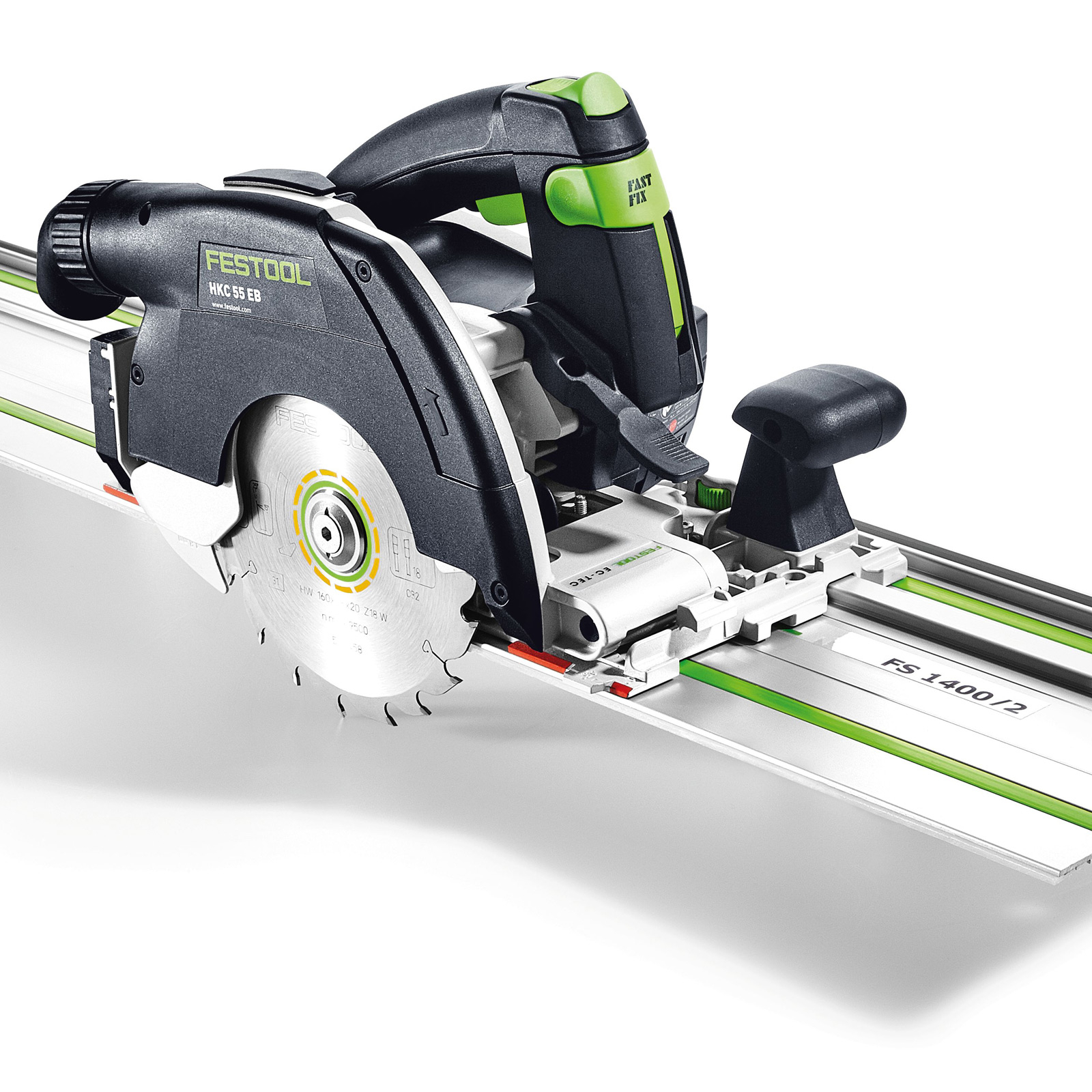 Festool Akku-Handkreissäge HKC 55 5,0 EBI-Plus-SCA Ø 160 mm / 2x 5,0 Ah + Ladegerät im Systainer - 577678