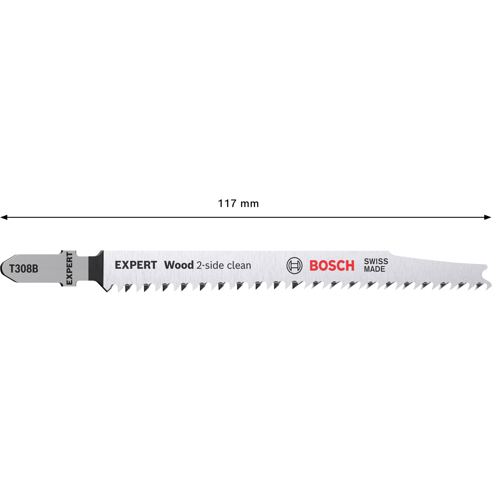 Bosch 100x Expert Wood 2-side clean T 308 B Stichsägeblatt - 2608900553