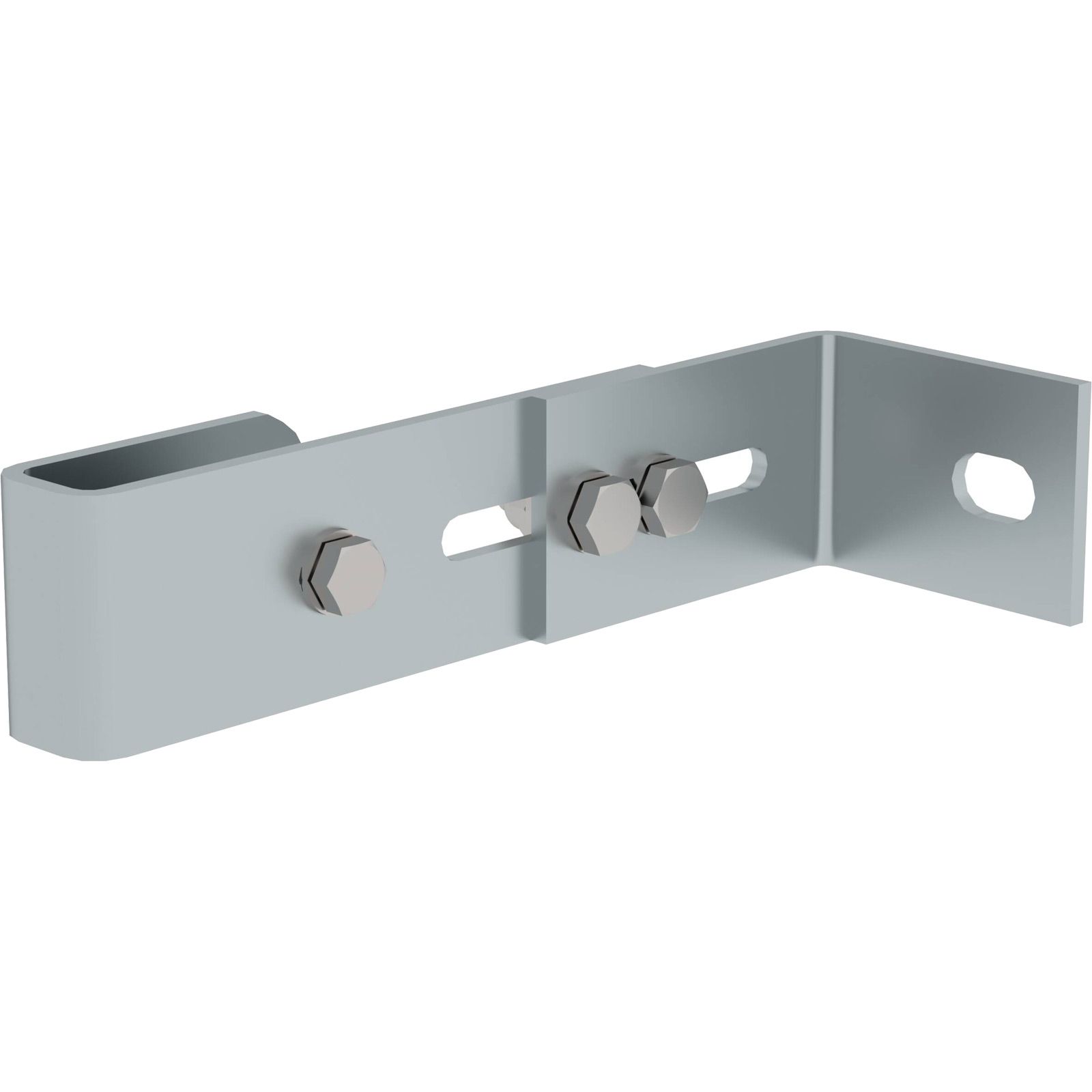 Günzburger Steigtechnik Wandhalter mit Klemmbügel verstellbar Stahl verzinkt 165 - 205 mm - 063250