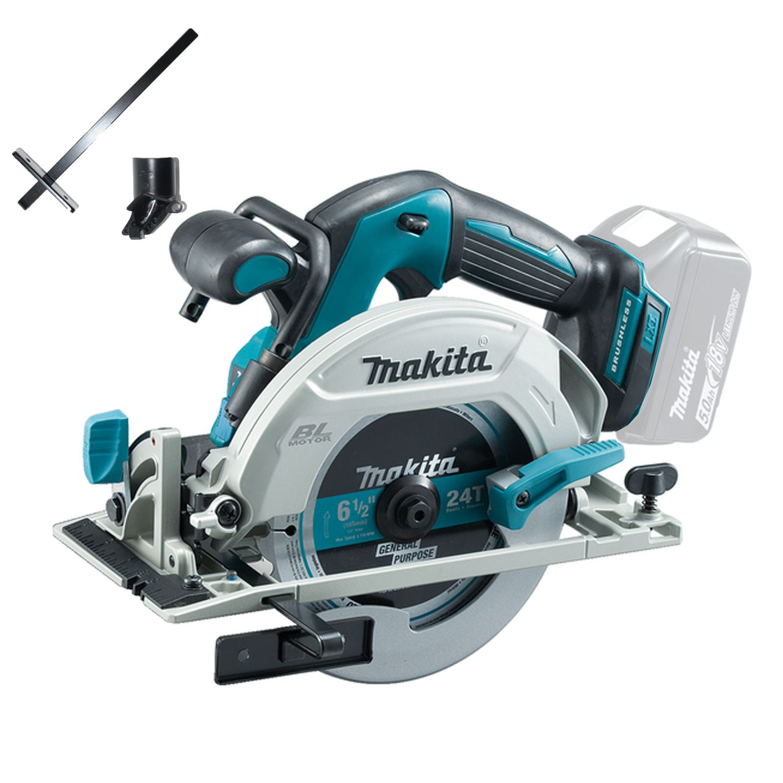 Makita DHS680Z Akku-Handkreissäge 18 V Ø 165 mm Solo 