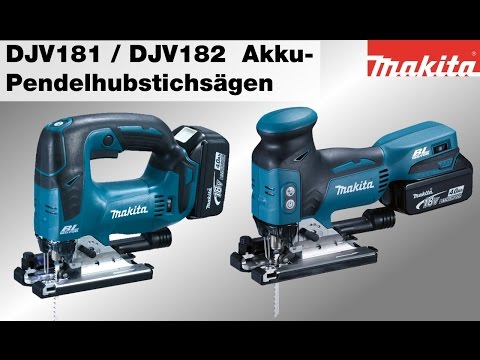 Makita DJV181RTJ Akku-Pendelhubstichsäge 18 V / 2x 5,0 Ah Akku + Ladegerät im Makpac